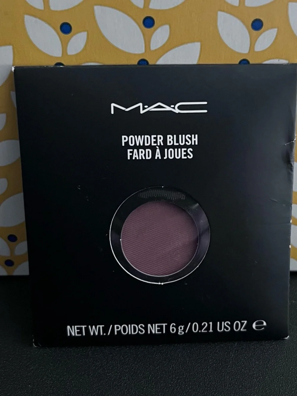 🔥 NEW MAC Swiss Chocolate Pro Blush refill. *Lightly Swatch.